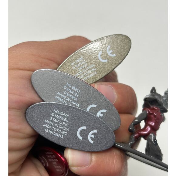 Marvel Guardians of Galaxy Metal Figures SET Star-Lord Groot Rocket Gamora Drax - Picture 5 of 8